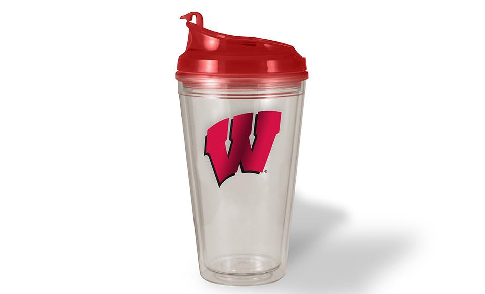 16oz Double Wall Tumbler | Wisconsin Badgers