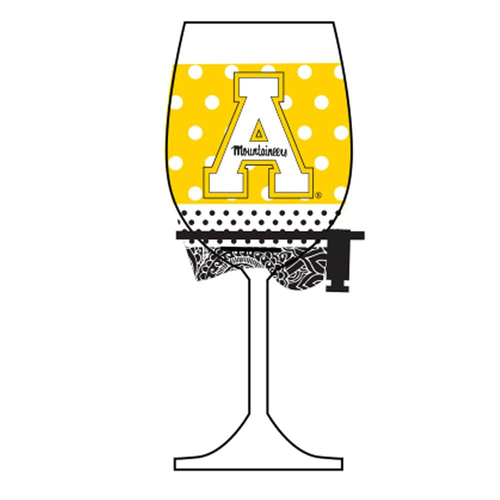 Wine Woozie Glass | Appalachian State Mountaineers