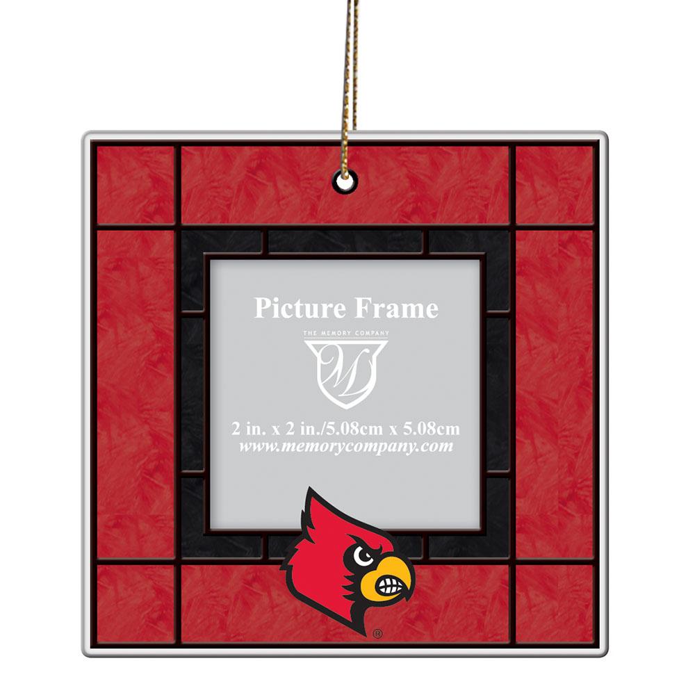 Art Glass Frame Ornament | Louisville University