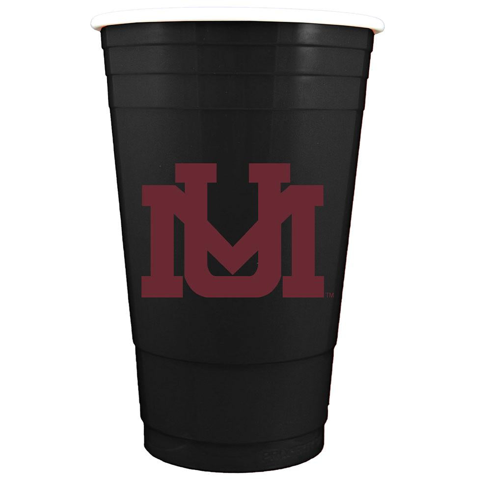 Black Plastic Cup - Montana University