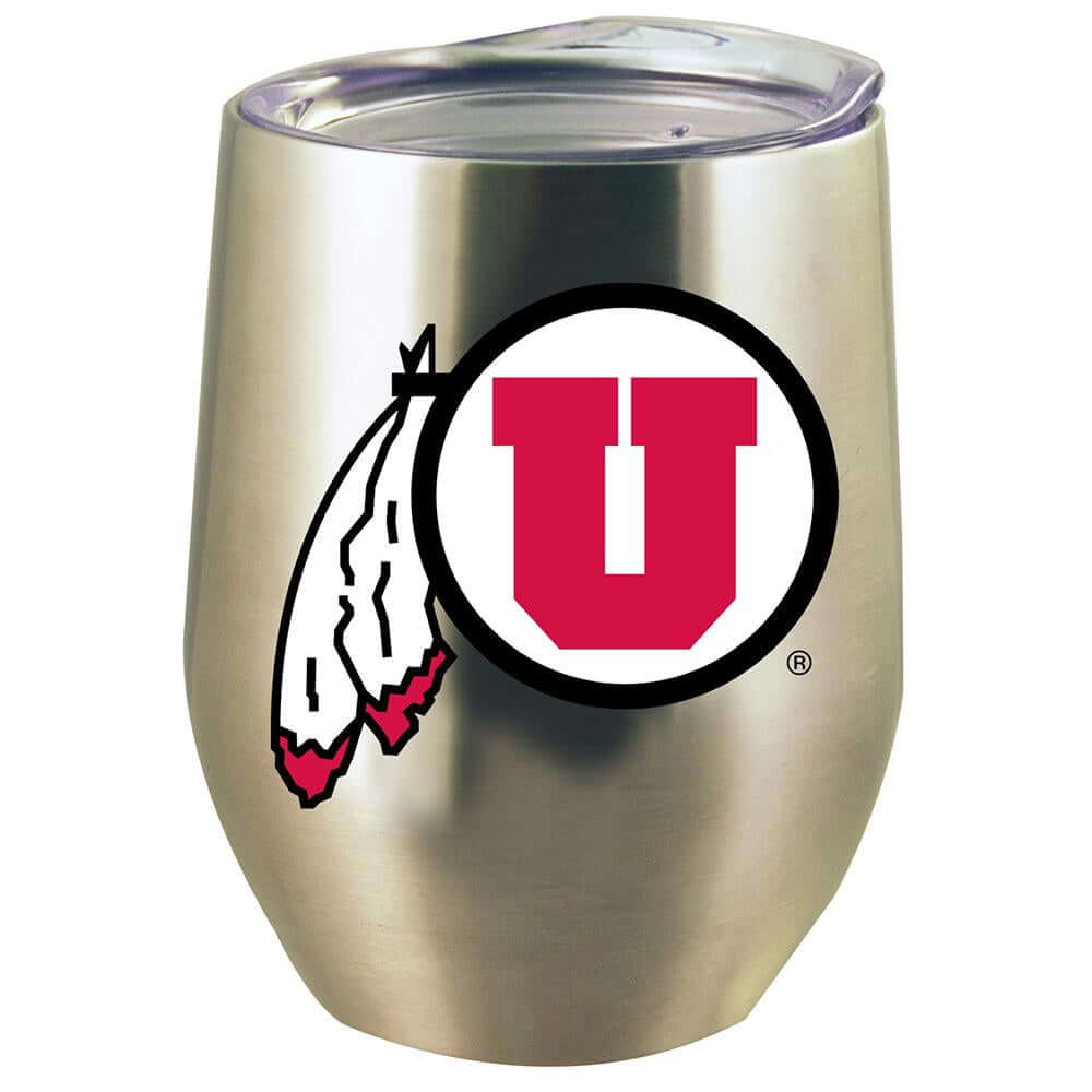 12oz Stainless Steel Stemless Tumbler w/Lid | Utah University