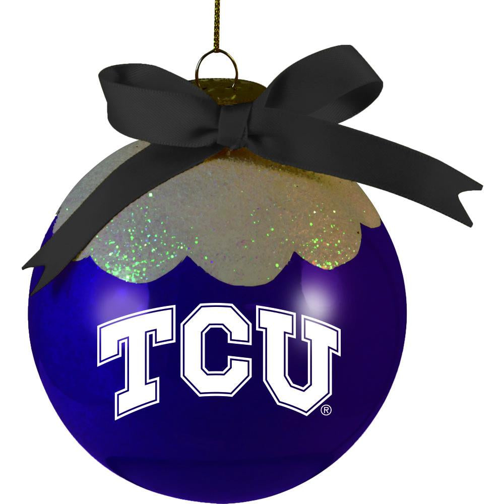 Glass Ball Ornament | TCU