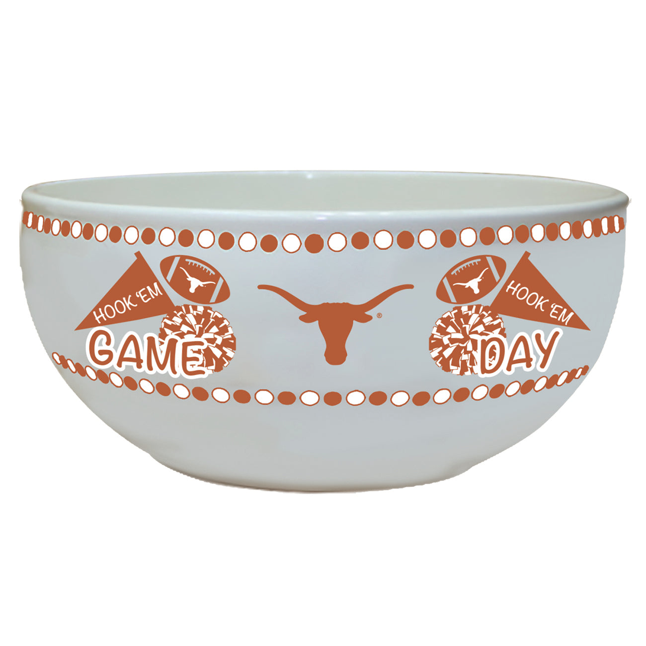 Large Game Day Ceramic Bowl | Texas at Austin