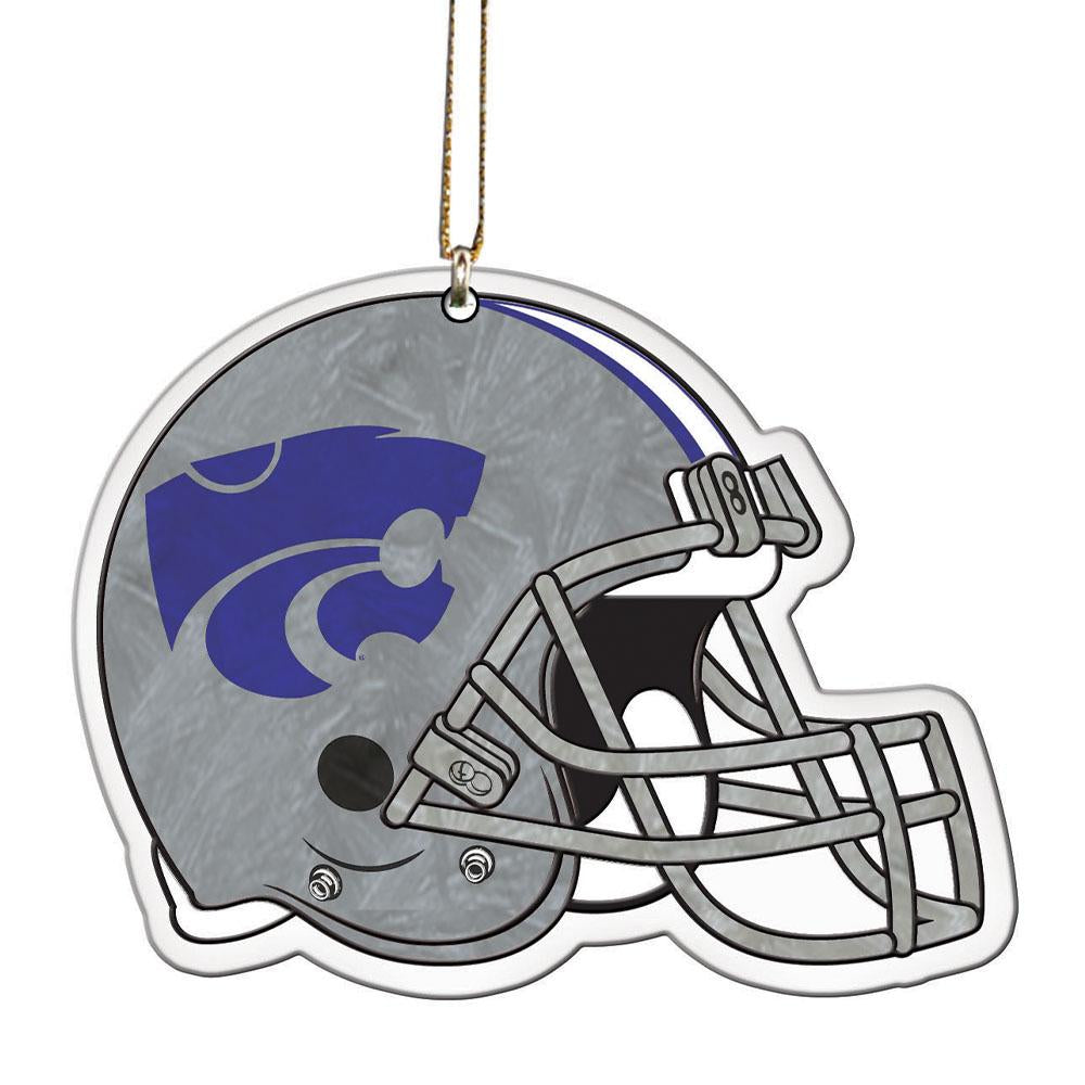 Art Glass Helmet Ornament | Kansas State University