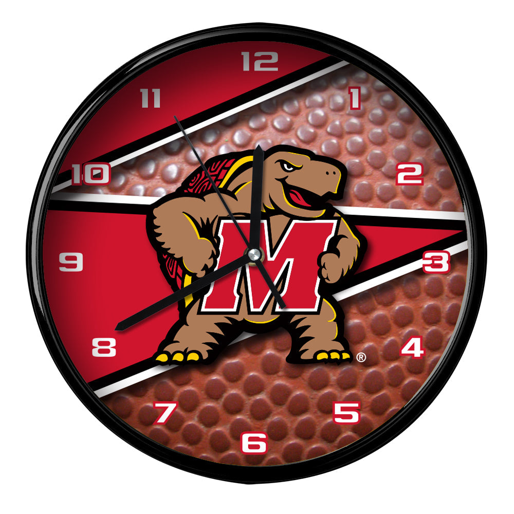 Football Clock | Maryland Terrapins