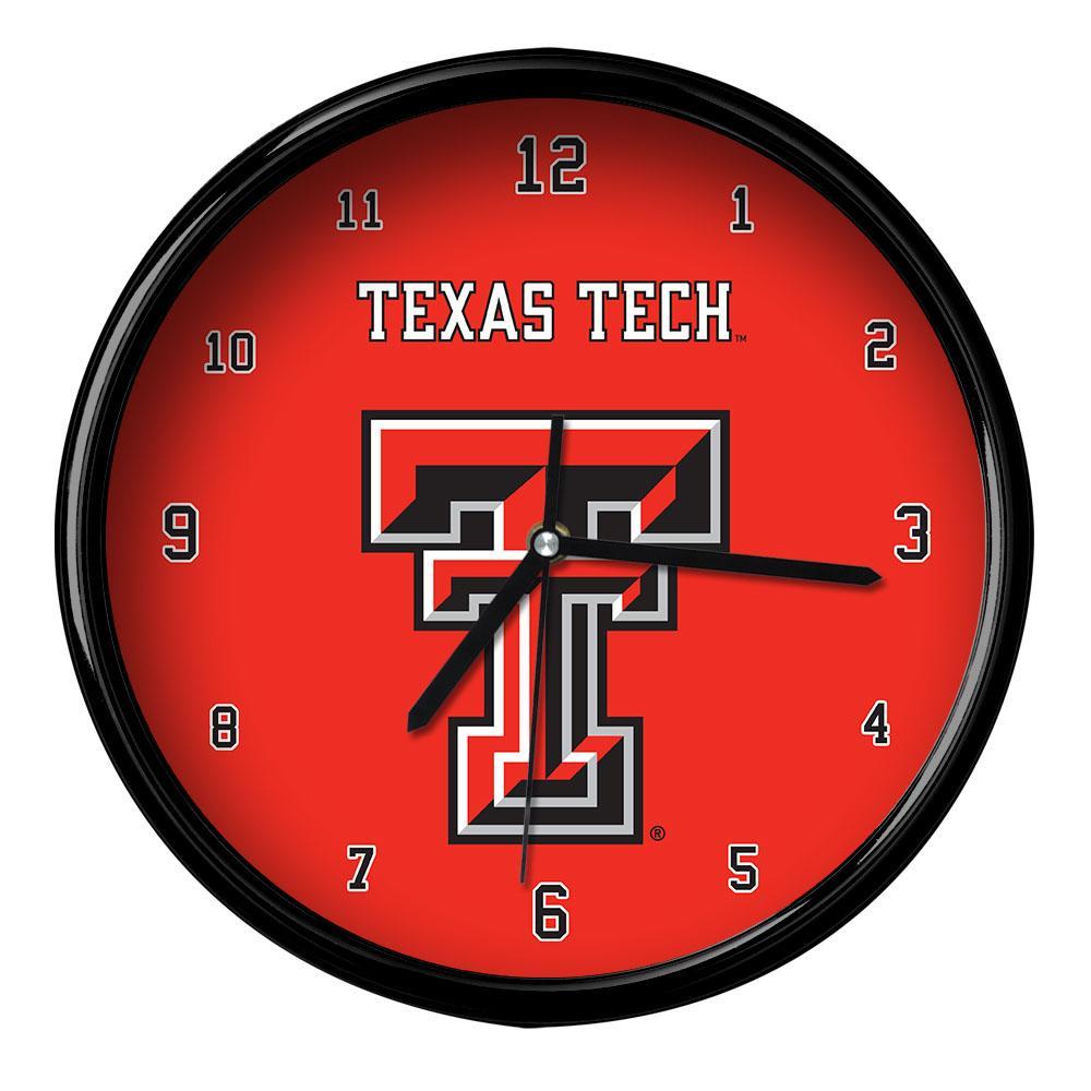 Black Rim Clock Basic | Texas Tech University