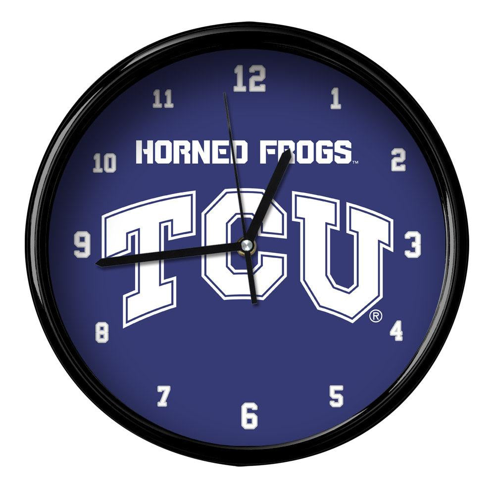 Black Rim Clock Basic | Texas Christian University