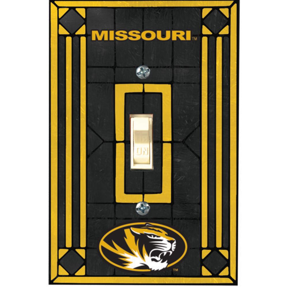 Art Glass Light Switch Cover | Missouri University