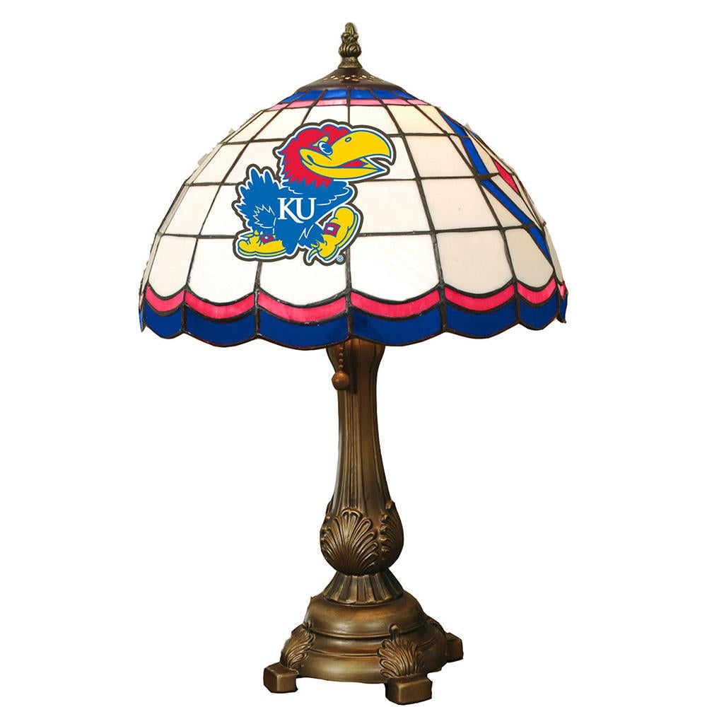 Tiffany Table Lamp | Kansas Jayhawks