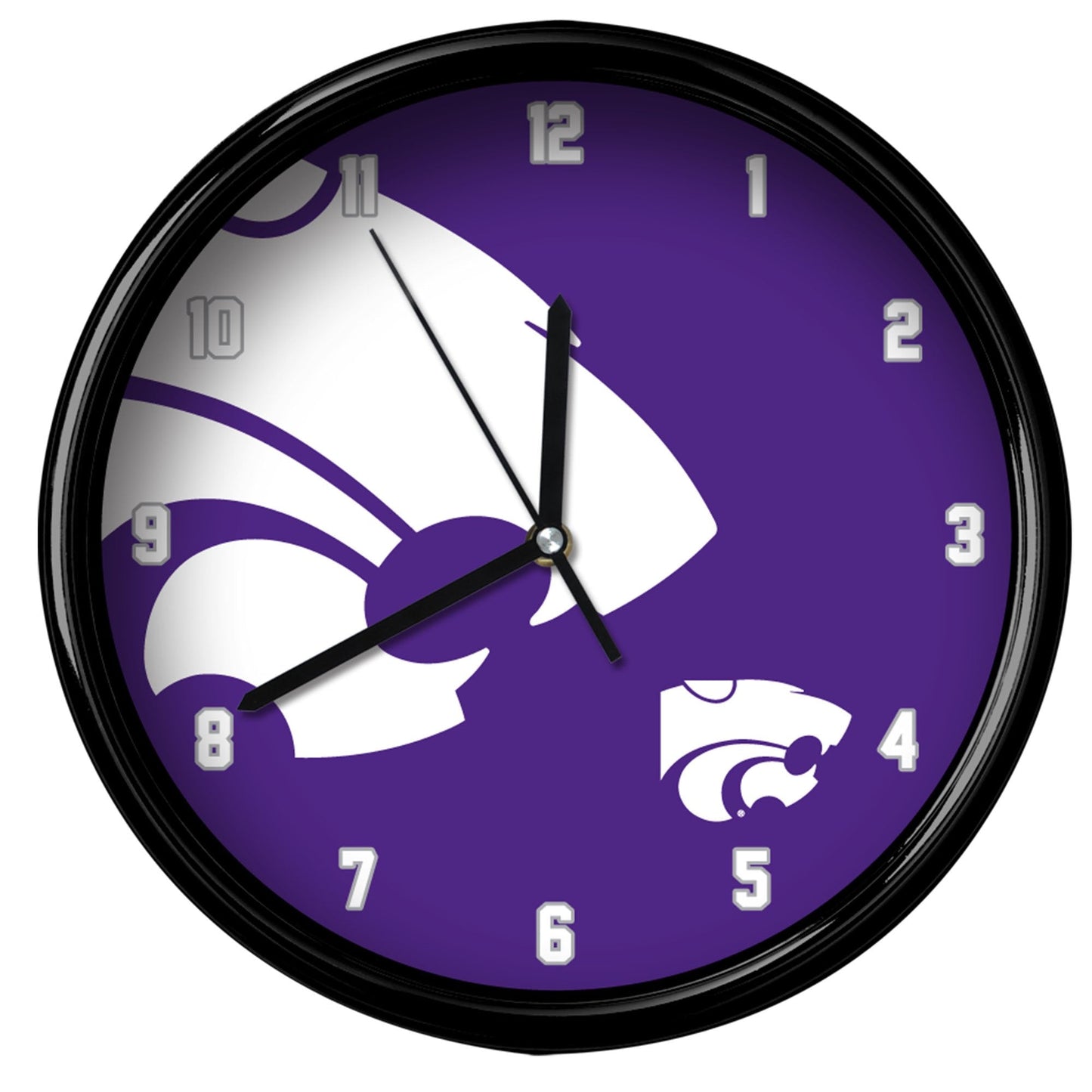 Big Logo Clock | KS ST WILDCATS