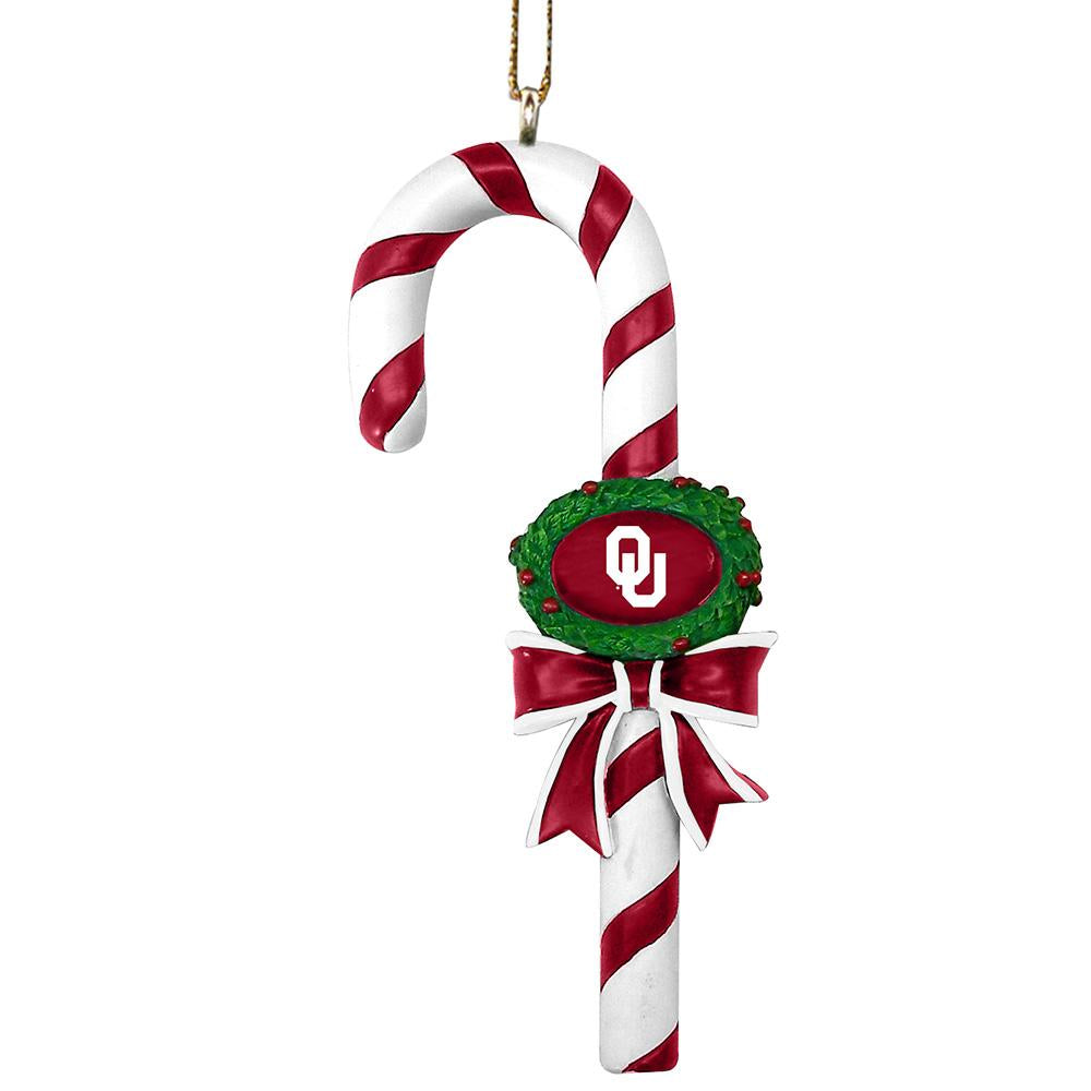 Candy Cane Ornament | Oklahoma University