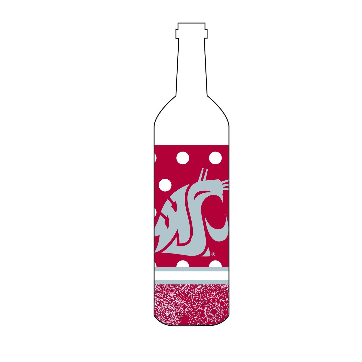 Wine Bottle Woozie - Washington State University