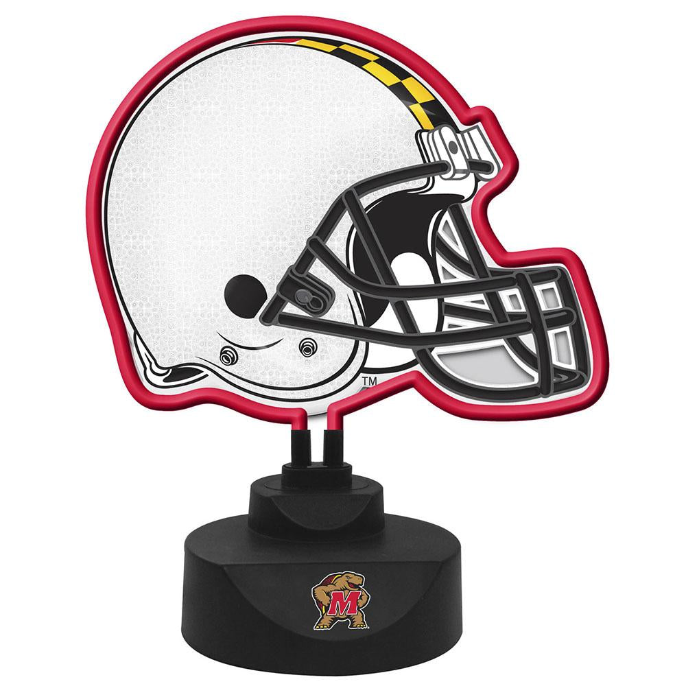 Neon Helmet Lamp | Maryland Terrapins