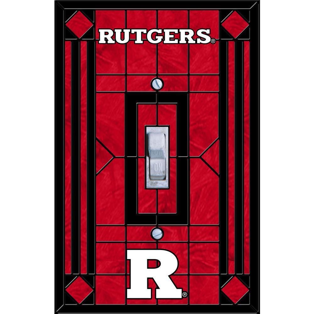 Art Glass Light Switch Cover | Rutgers State University