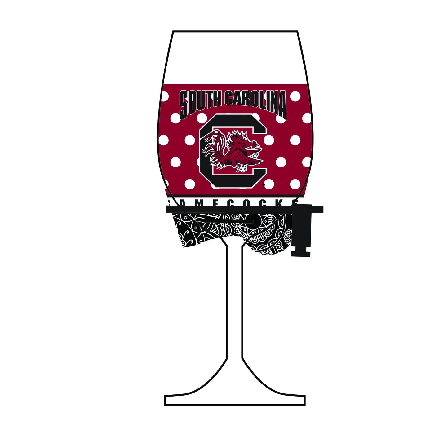 Wine Woozie Glass | S Carolina