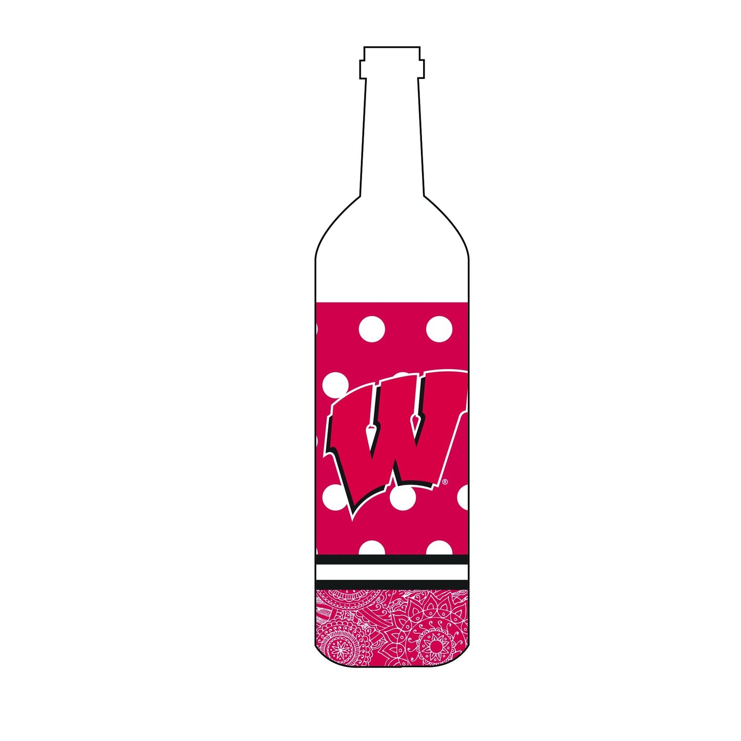 Wine Bottle Woozie | Wisconsin Badgers