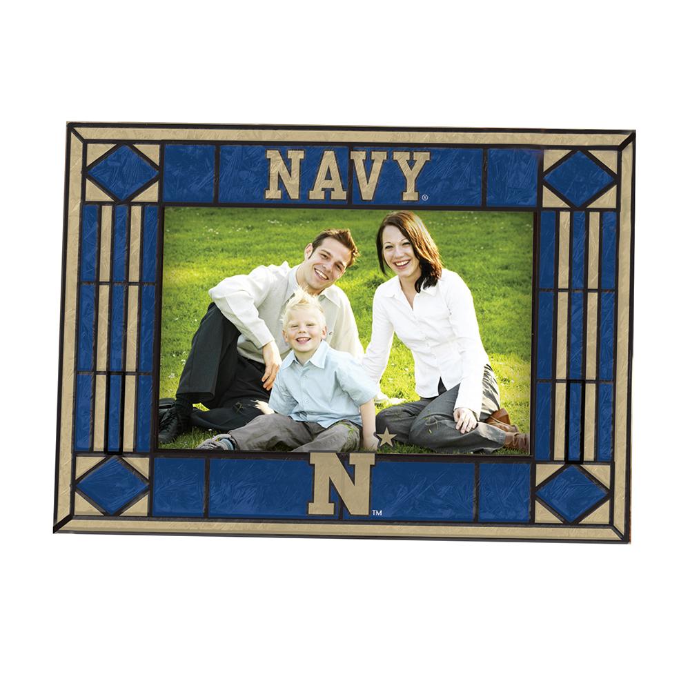 Art Glass Horizontal Frame - United States Naval Academy