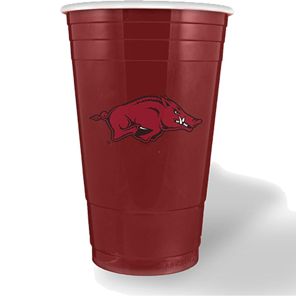 Crimson Plastic Cup | Arkansas