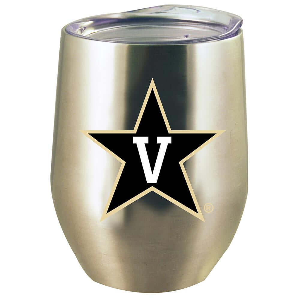 12oz Stainless Steel Stemless Tumbler w/Lid | Vanderbilt University