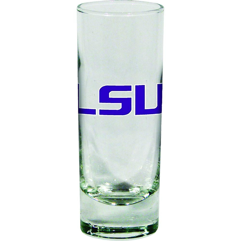 2oz Cordial Glass w/Large Dec | LSU Tigers