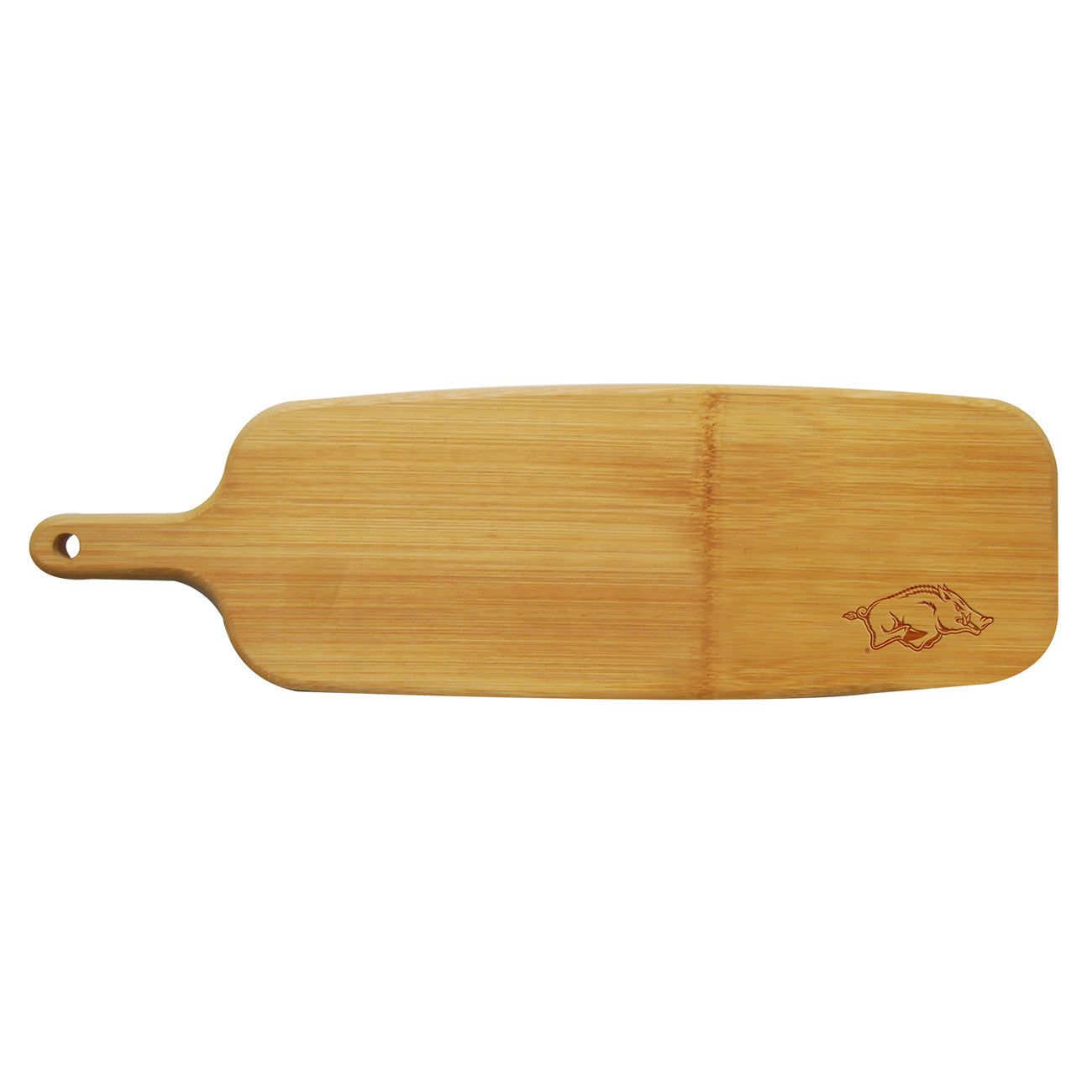 Bamboo Paddle Cutting & Serving Board | University of Arkansas, Fayetteville