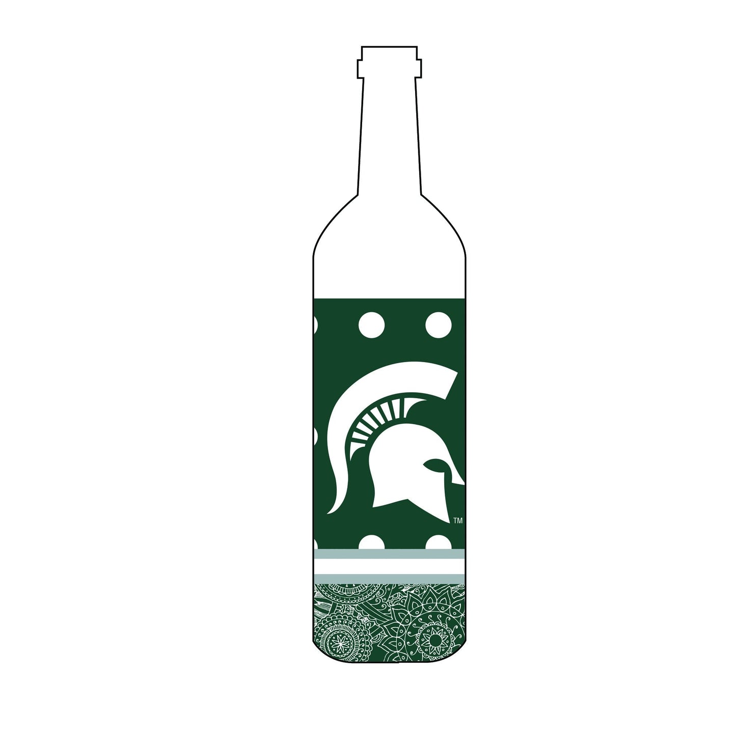 Wine Bottle Woozie - Michigan State University