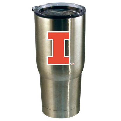 22oz Decal Stainless Steel Tumbler | Illinois Fighting Illini