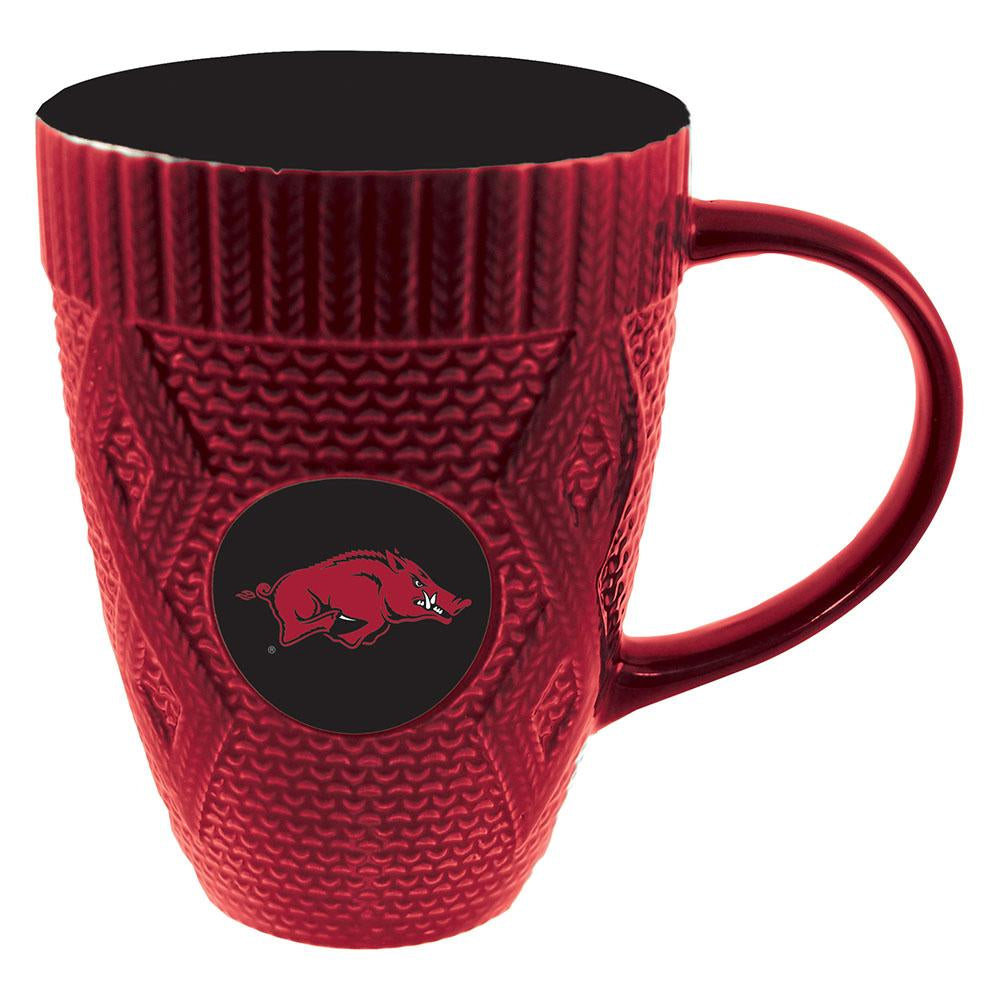 16OZ SWEATER MUG  UNIV OF ARKANSAS