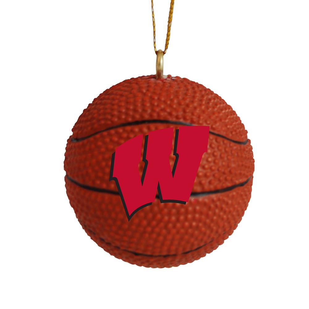 Basketball Ornament | Wisconsin Badgers