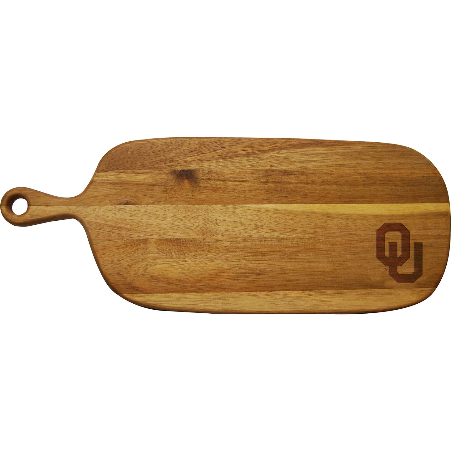 Acacia Paddle Cutting & Serving Board | Oklahoma University