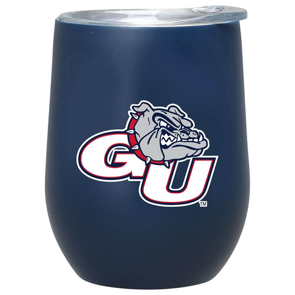 12oz Matte Stainless Steel Stemless Tumbler | Gonzaga Bulldogs