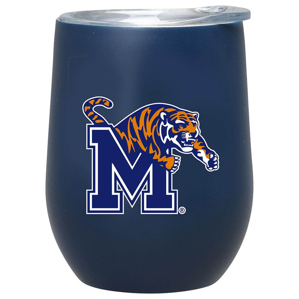 12oz Matte Stainless Steel Stemless Tumbler | Memphis