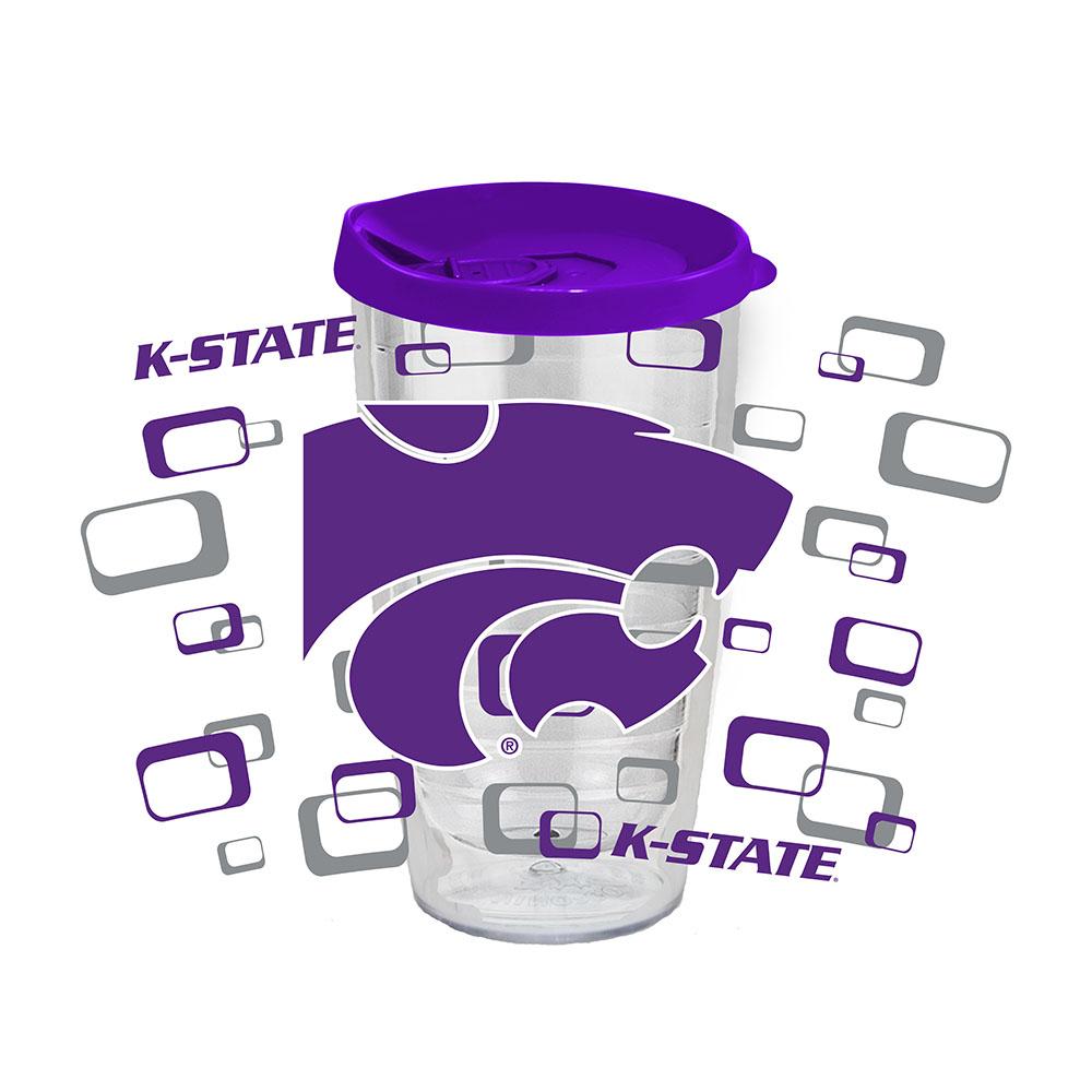 16OZ TRITAN SLIMLINE TUMBLER KANSAS ST