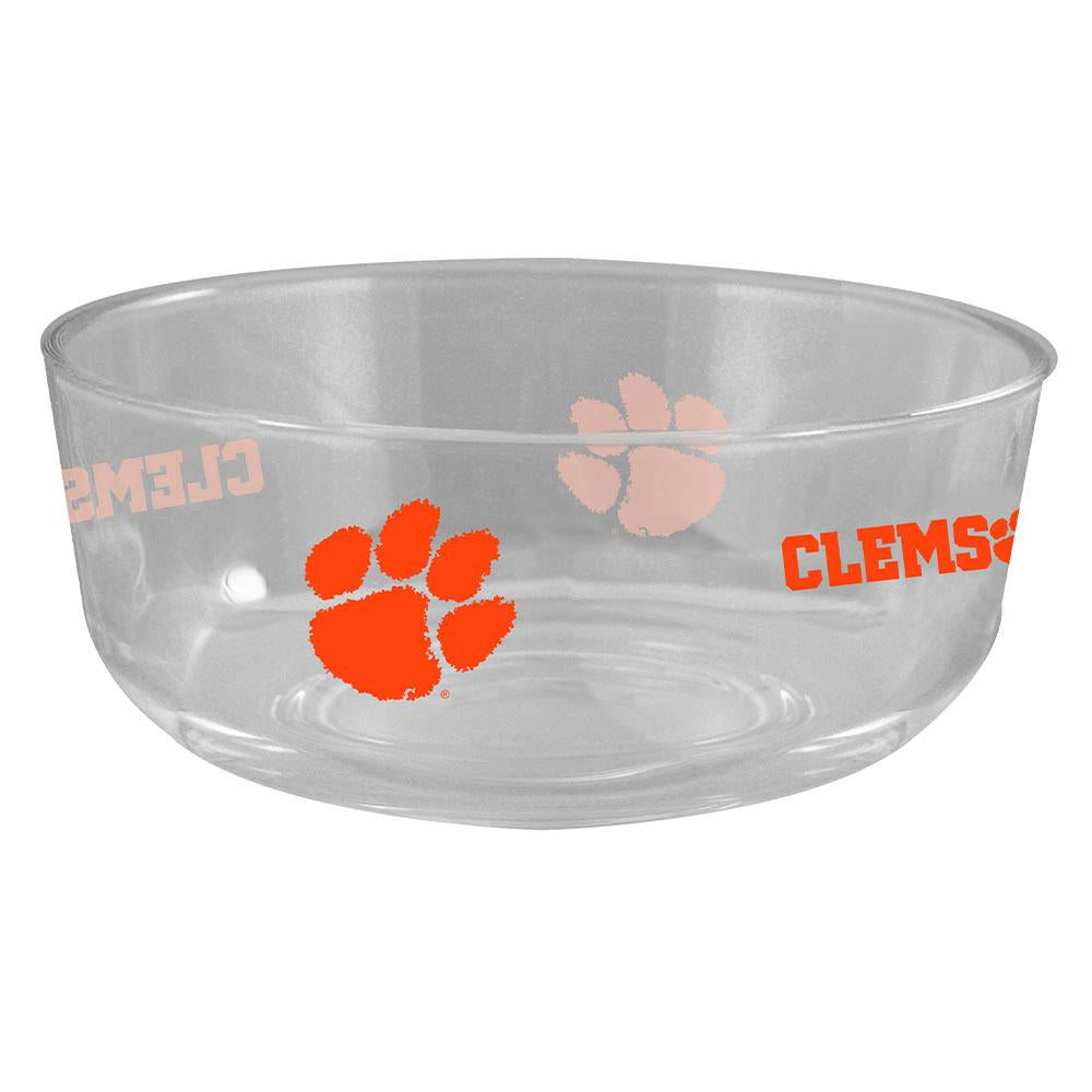 Glass Serving Bowl Clemson