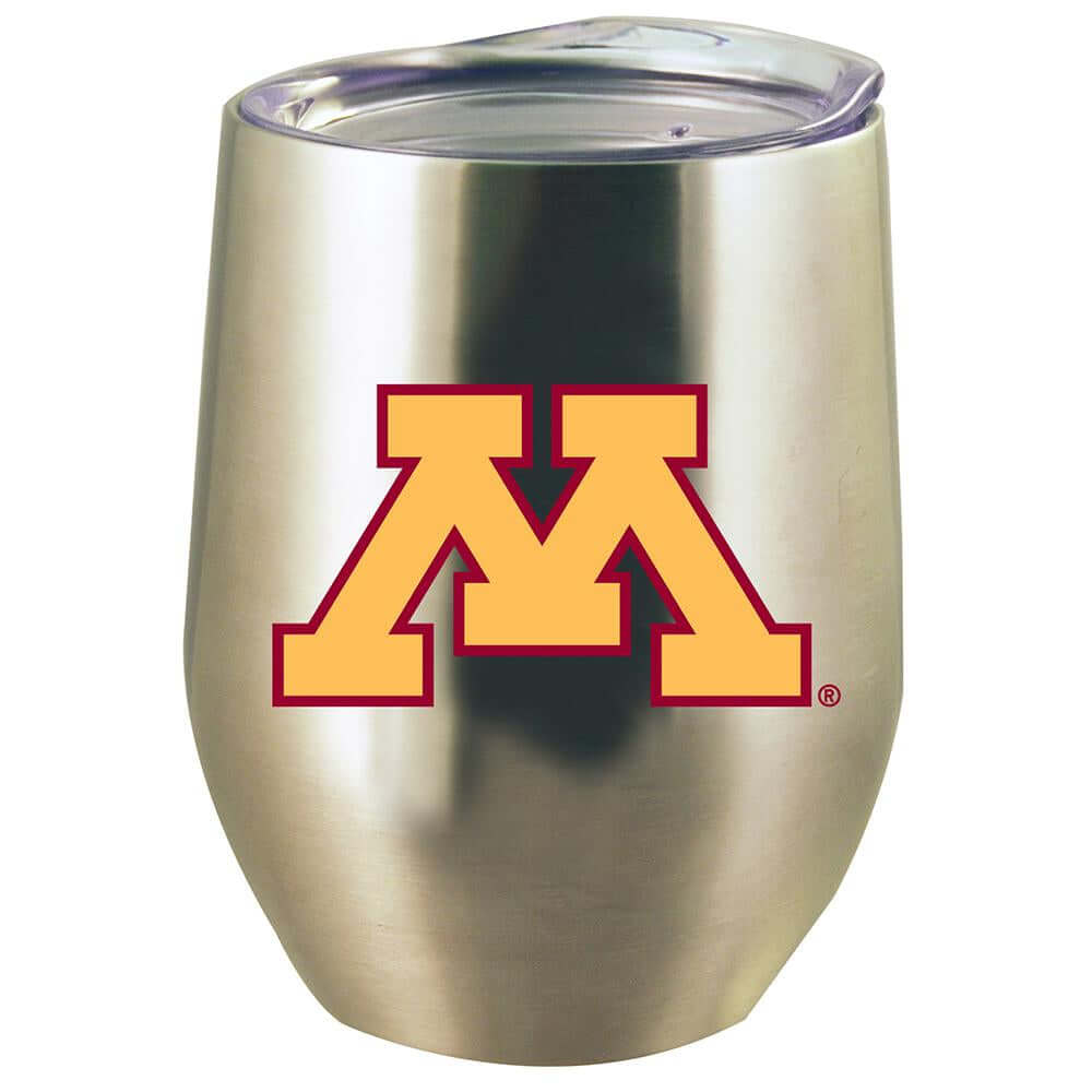 12oz Stainless Steel Stemless Tumbler w/Lid | Minnesota University