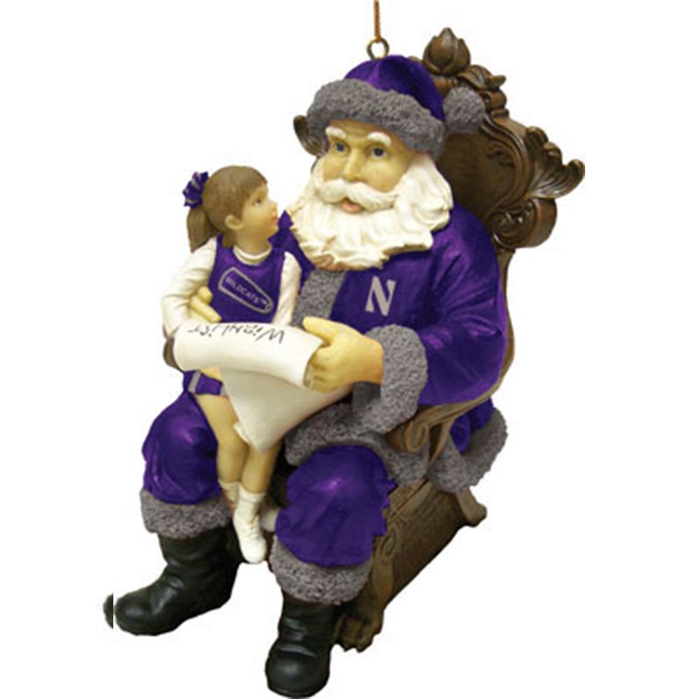 Wishlist Santa Ornament | Northwestern University