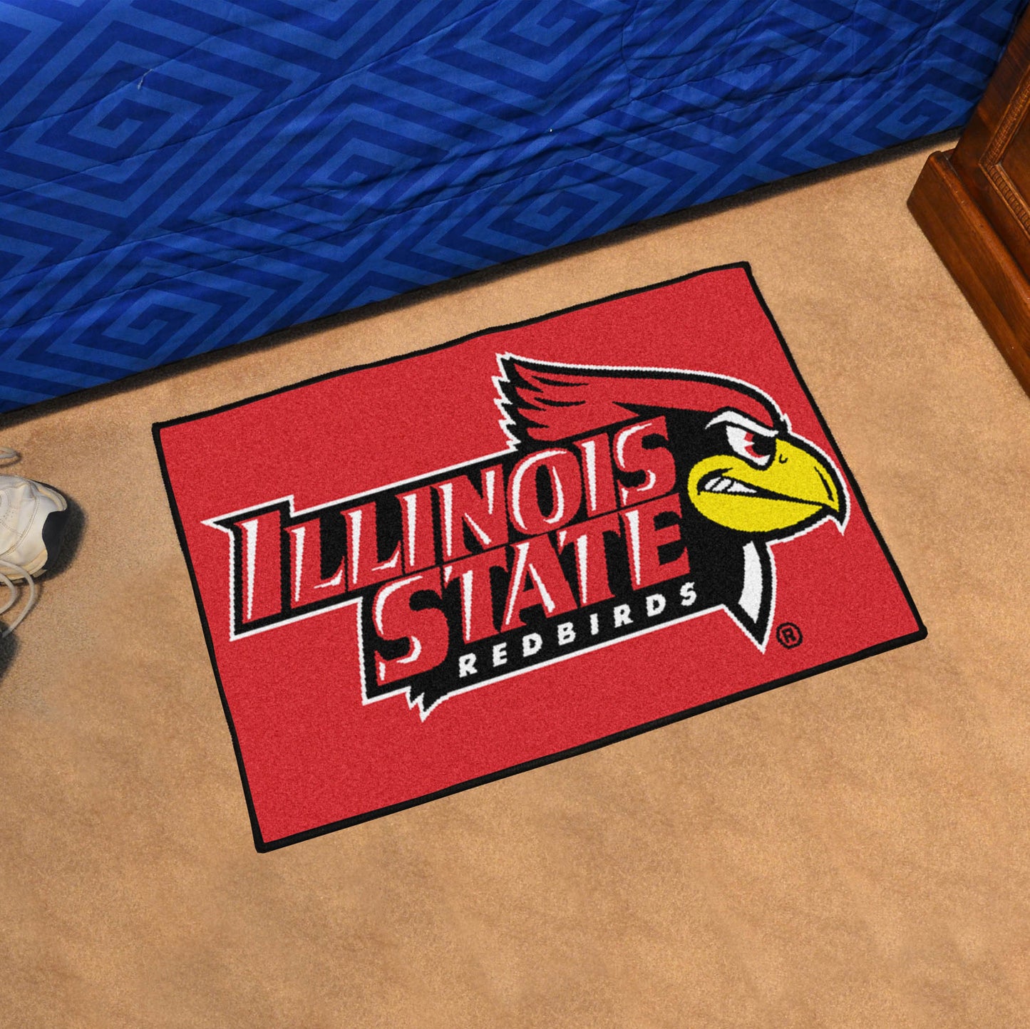 Illinois State Redbirds Starter Mat Accent Rug - 19in. x 30in.