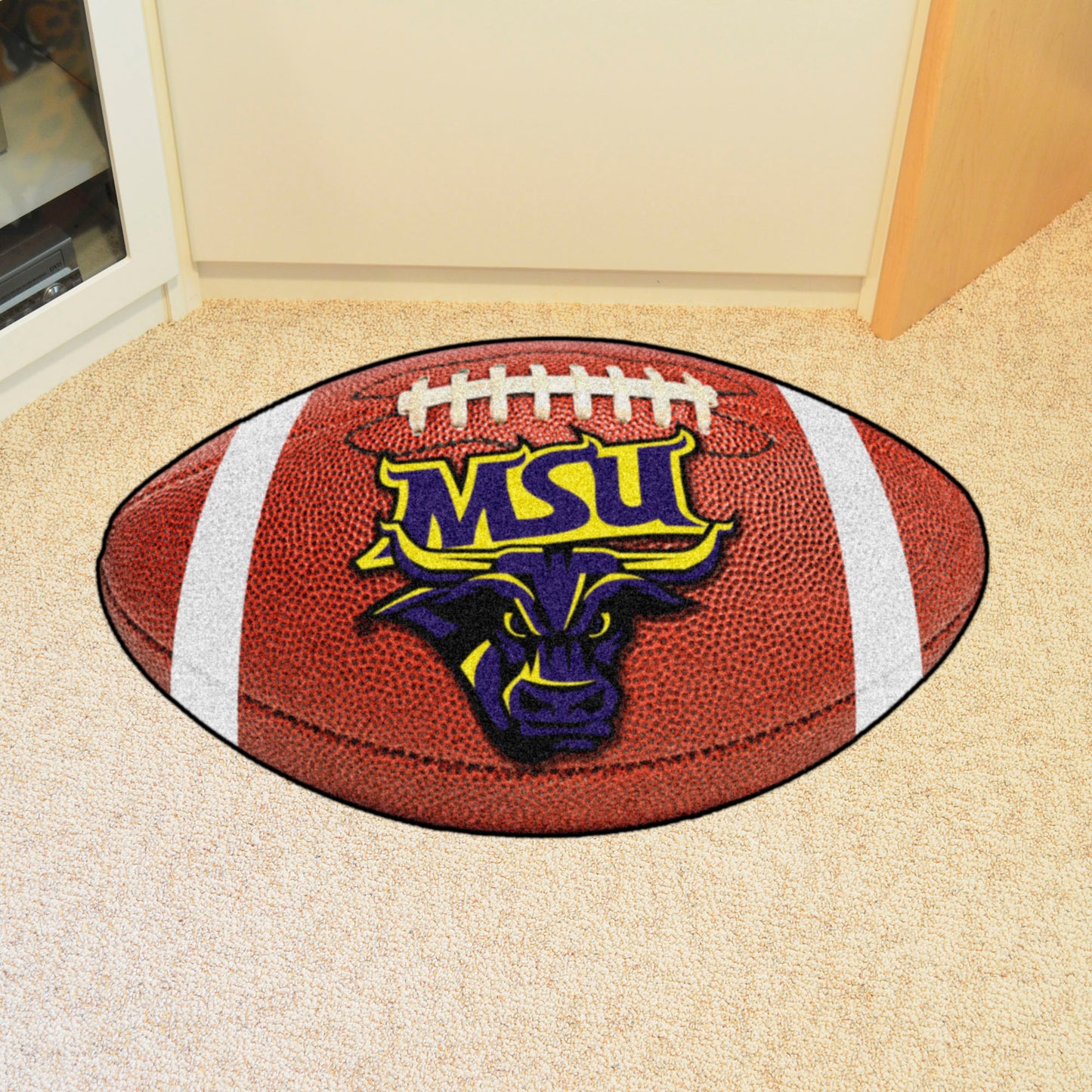 Minnesota State - Mankato Mavericks Football Rug - 20.5in. x 32.5in.