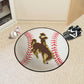 Wyoming Cowboys Baseball Rug - 27in. Diameter - Bucking Horse Primary Logo