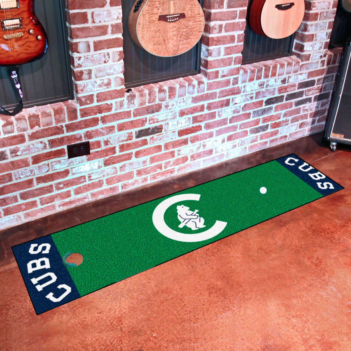 Chicago Cubs Putting Green Mat - 1.5ft. x 6ft. - Retro Collection, 1911 Chicago Cubs