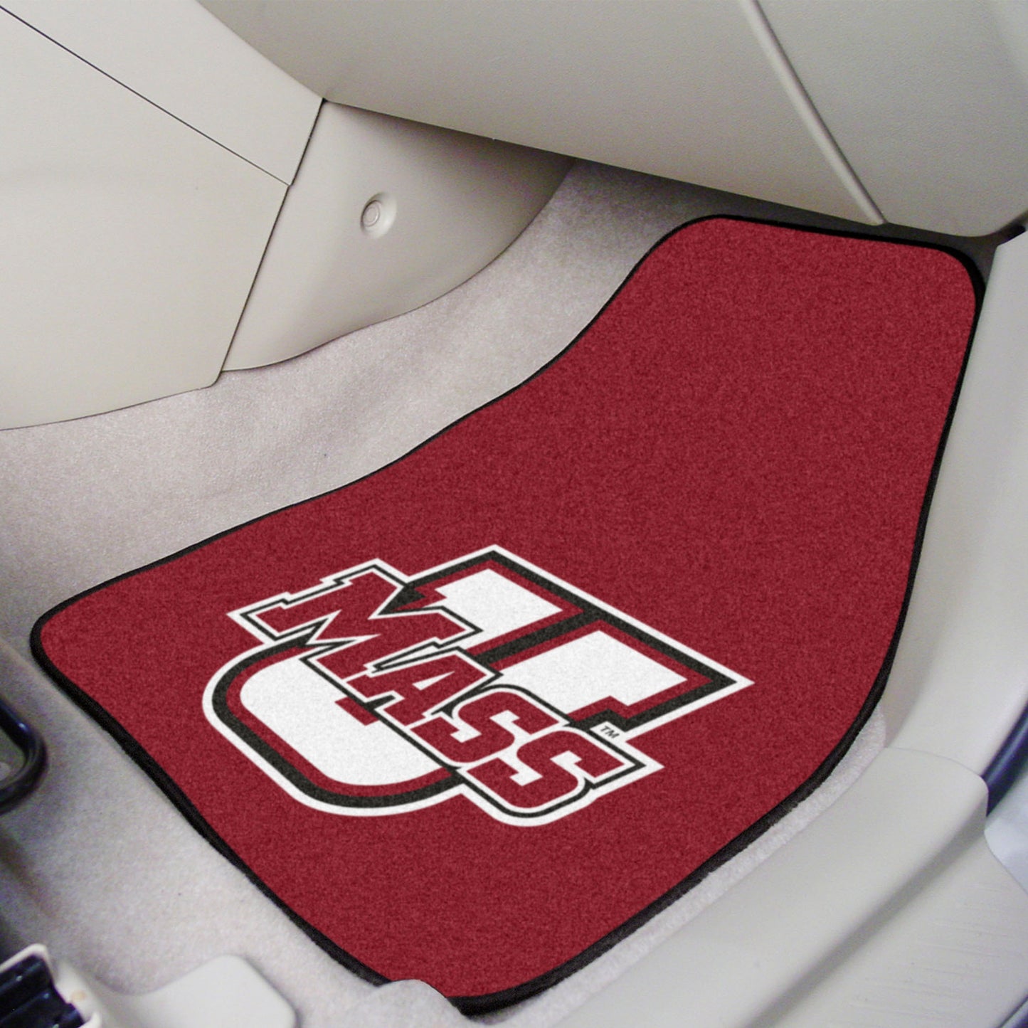 UMass Minutemen Front Carpet Car Mat Set - 2 Pieces