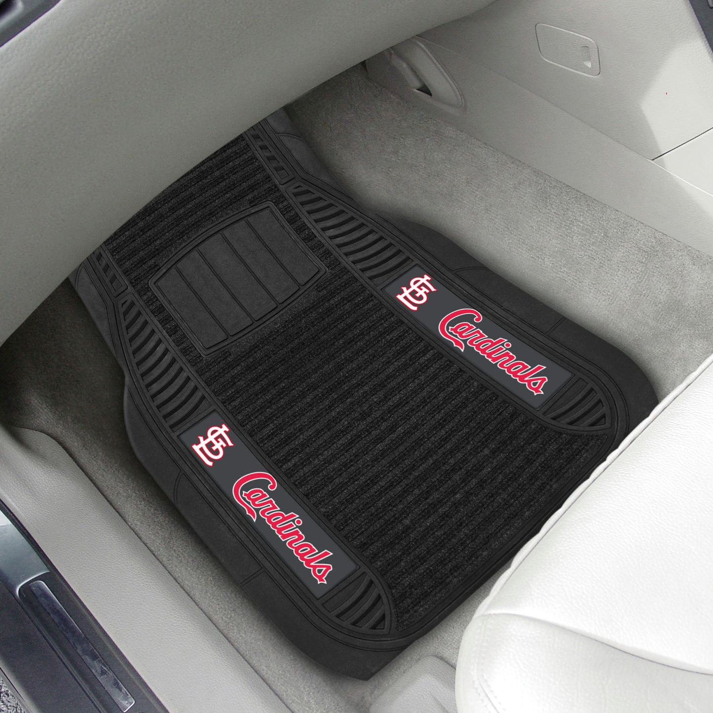 St. Louis Cardinals 2 Piece Deluxe Car Mat Set