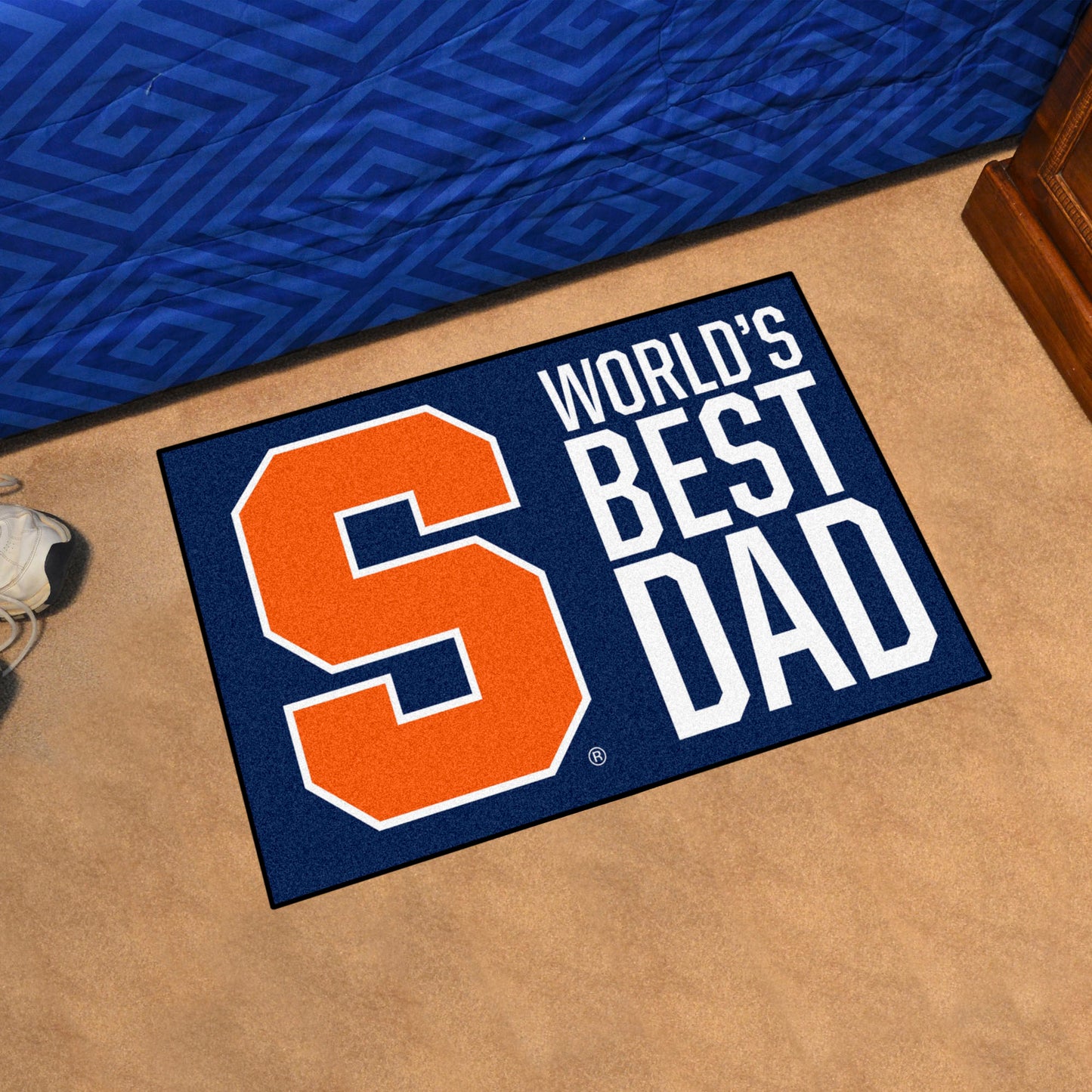 Syracuse Orange Starter Mat Accent Rug - 19in. x 30in. World's Best Dad Starter Mat