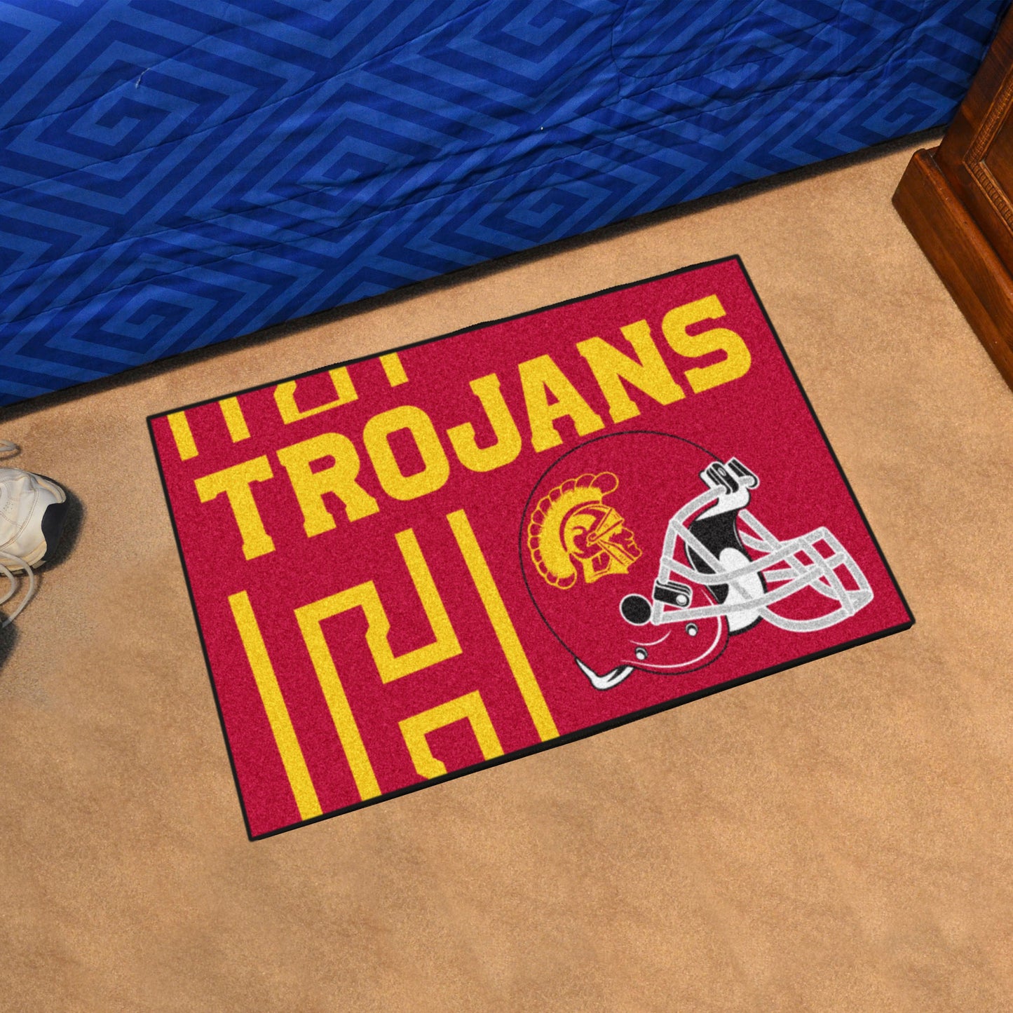 Southern California Trojans Starter Mat Accent Rug - 19in. x 30in. Uniform Design