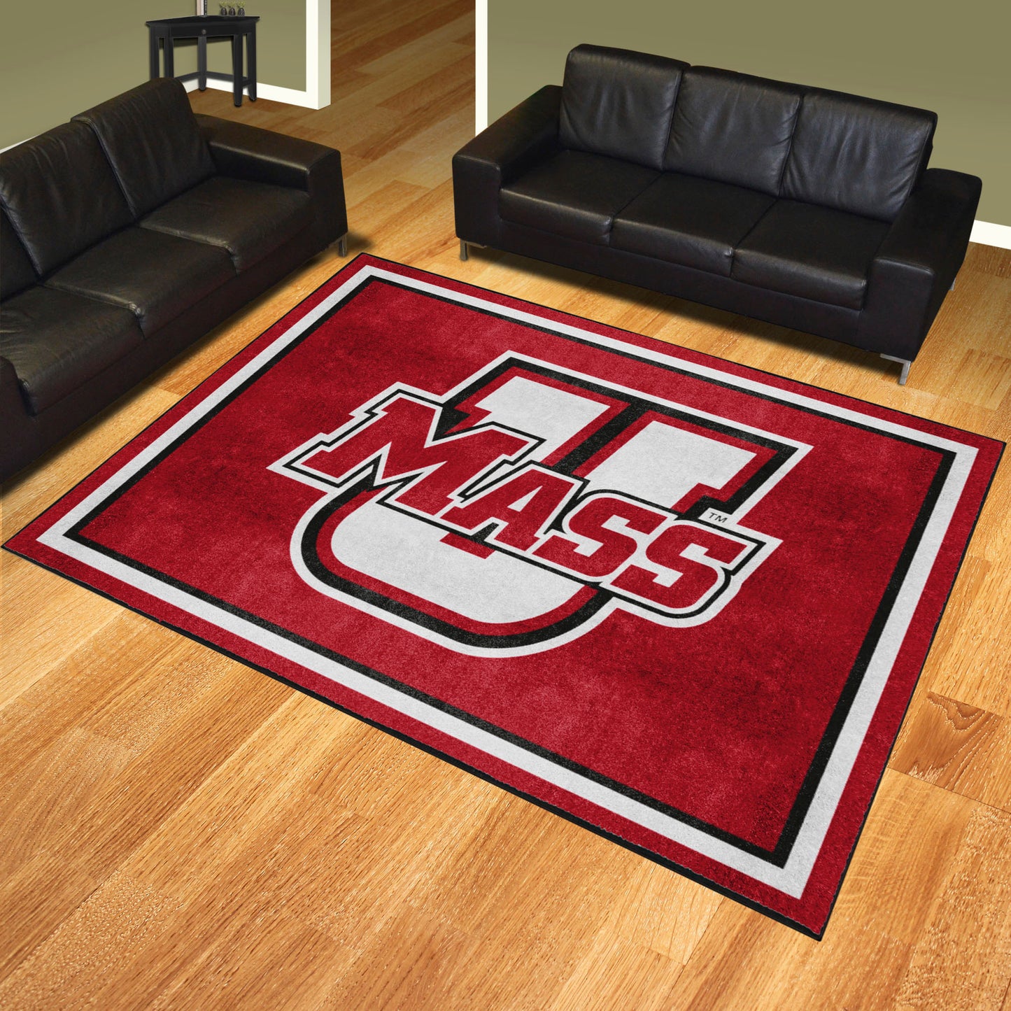 UMass Minutemen 8ft. x 10 ft. Plush Area Rug