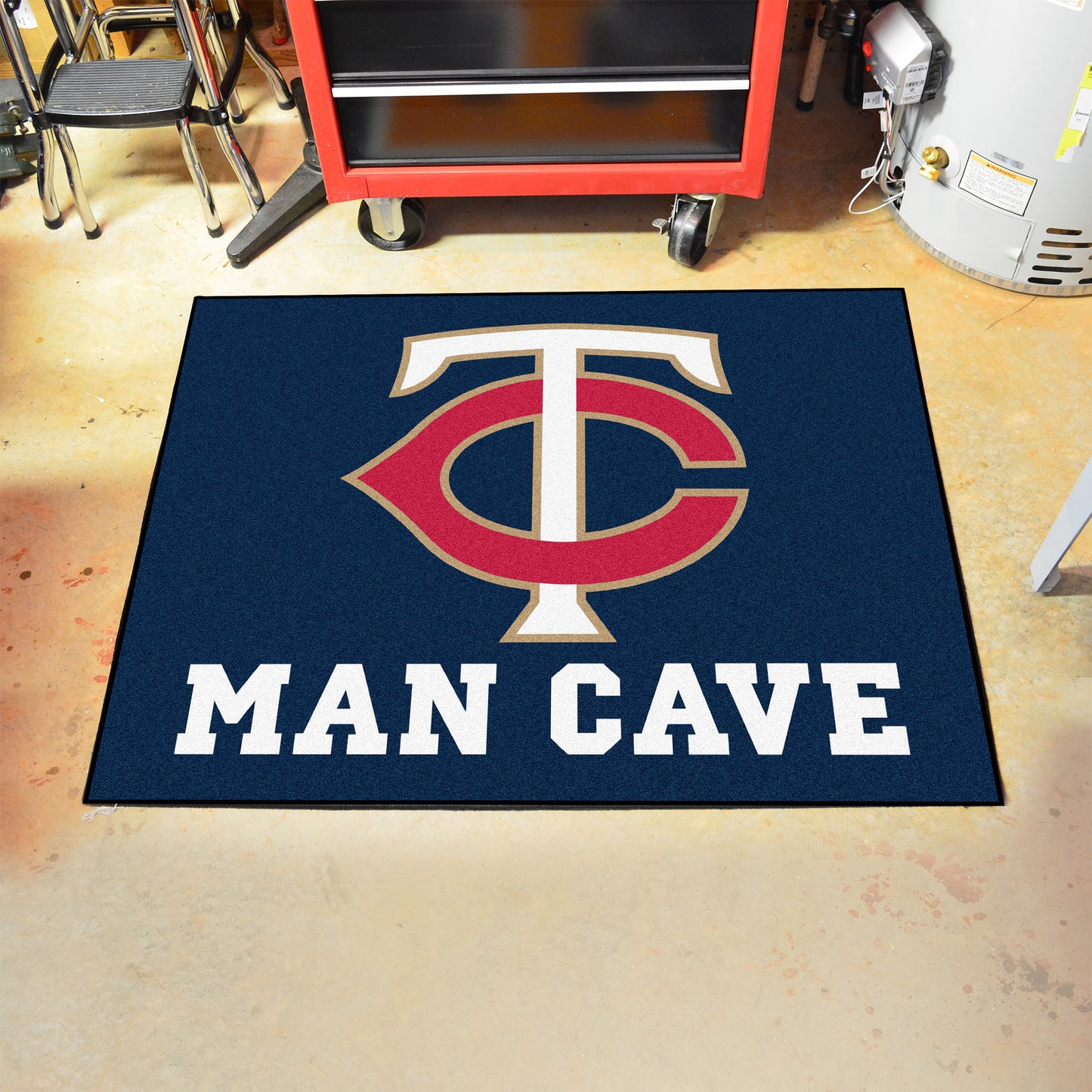 Minnesota Twins Man Cave All-Star Rug - 34 in. x 42.5 in. - TC Alternate Logo