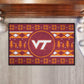 Virginia Tech Hokies Holiday Sweater Starter Mat Accent Rug - 19in. x 30in.