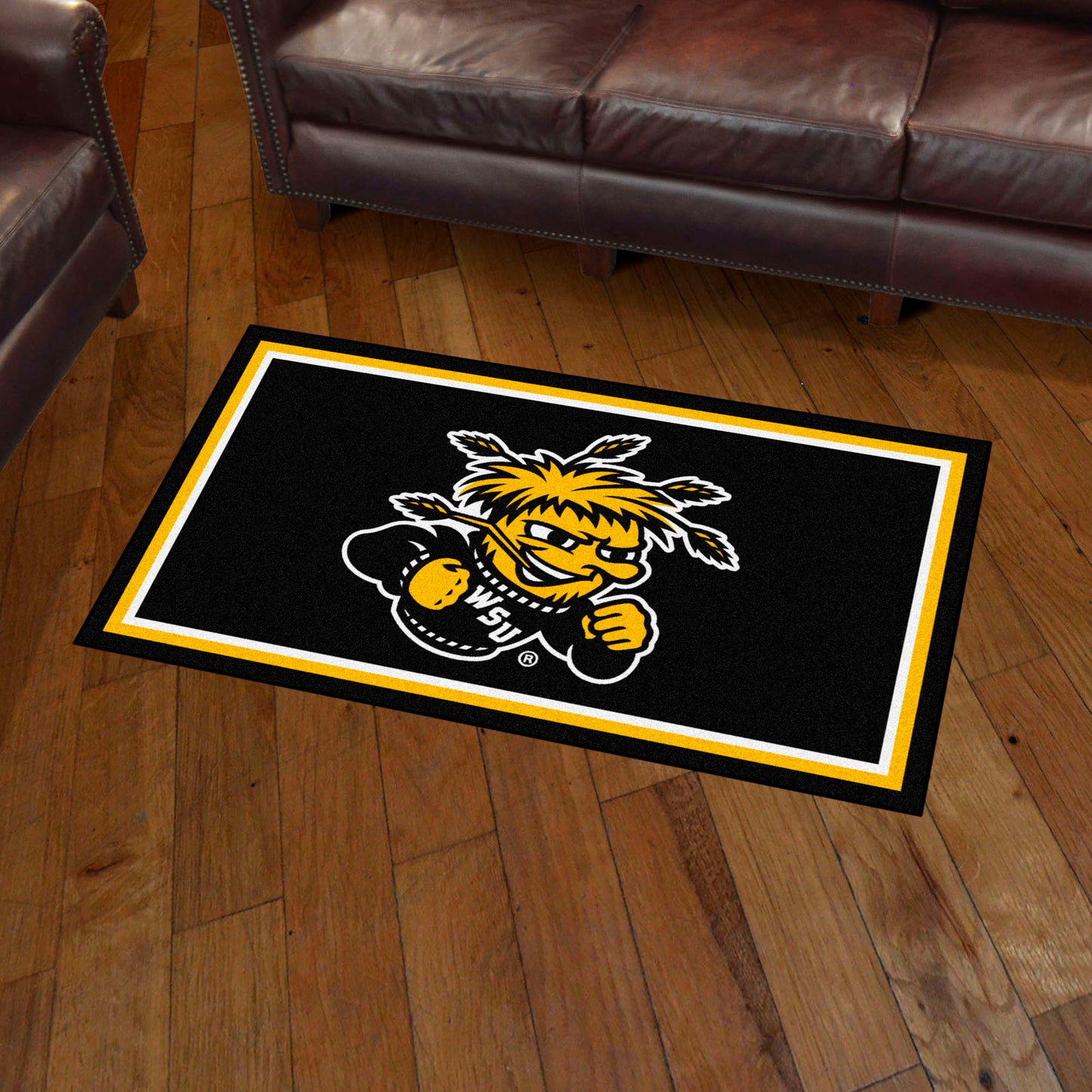 Wichita State Shockers 3ft. x 5ft. Plush Area Rug