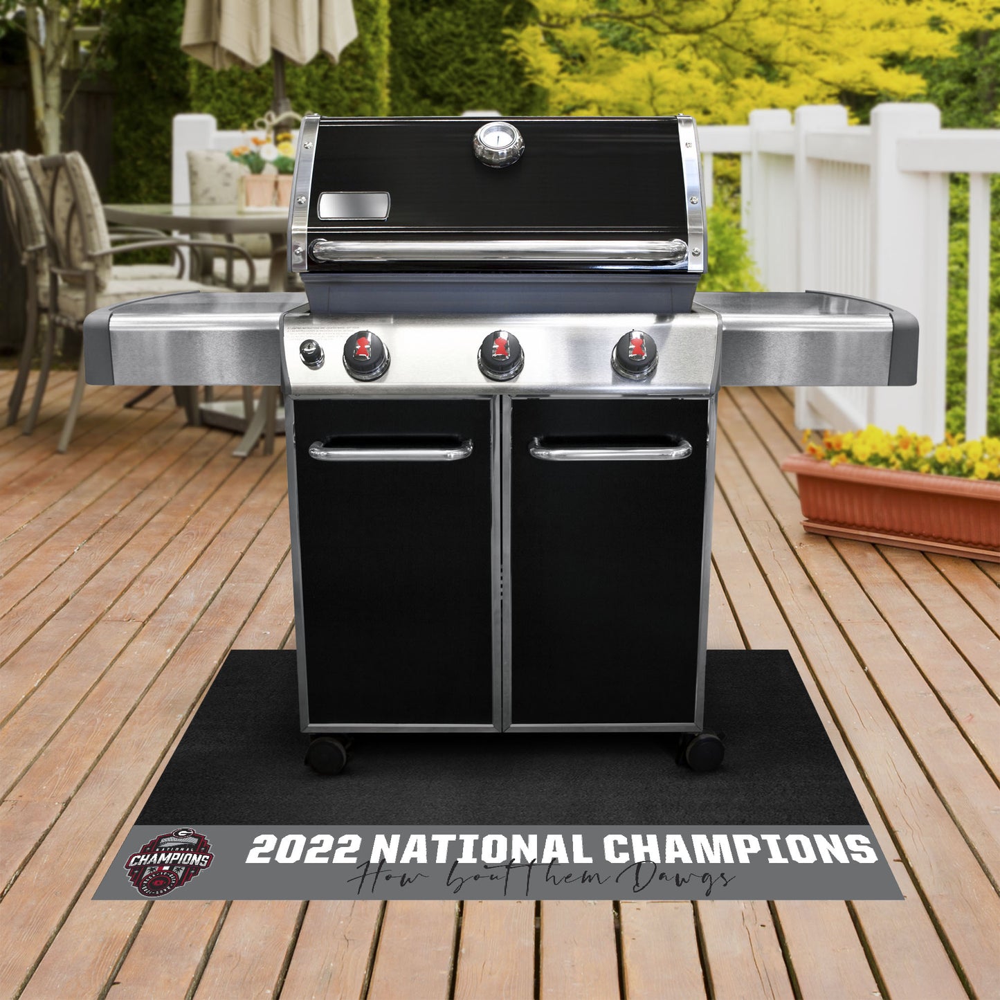 Georgia 2022-23 National Champions Grill Mat